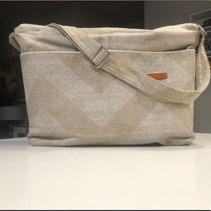 Foxy Vida water proof diaper bag neutral beige